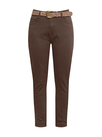 Τζιν mom fit με βαμβάκι WU1628.1168+2
