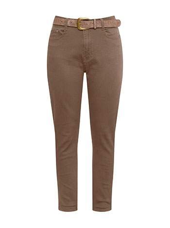 Τζιν mom fit με βαμβάκι WU1628.1168+3