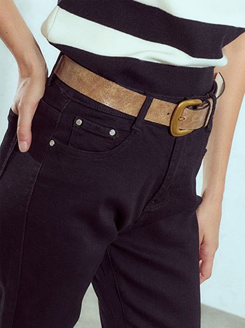 Celestino Τζιν Μονόχρωμο με Ζώνη Wu1628 1169+1 Παντελόνια Jeans Γυναικεία Ρούχα Μόδα