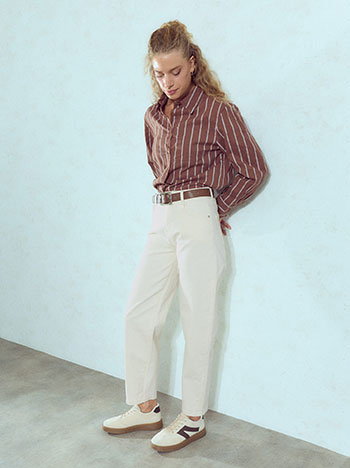 Celestino Τζιν Balloon με Αποσπώμενη Ζώνη Wu1628 1287+2 Παντελόνια Jeans Γυναικεία Ρούχα Μόδα