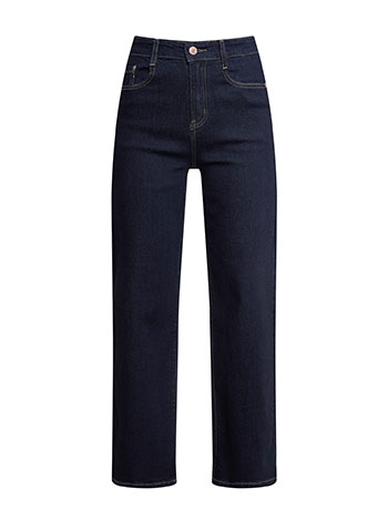 Τζιν wide-leg με βαμβάκι WU1628.1560+1