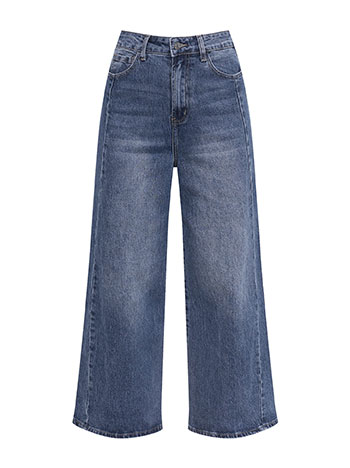 Τζιν wide leg με βαμβάκι WU1628.1725+1