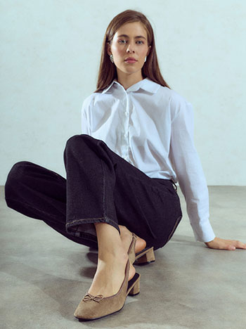 Παπούτσια slingback σουέντ WU1697.A546+2