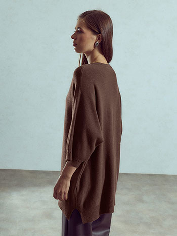 Πουλόβερ μακρύ oversized WU1738.4096+3