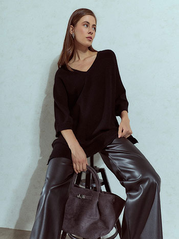 Πουλόβερ μακρύ oversized WU1738.4096+1