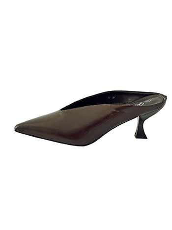 Mules δερματίνης με U-cut WU1760.A047+2