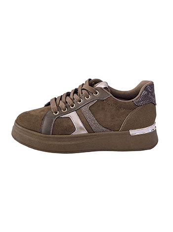Αθλητικά chunky με σουέντ όψη WU1760.A519+1