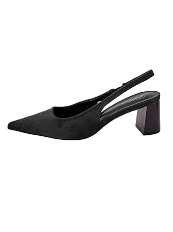 Γόβες slingback με σουέντ όψη WU1760.A750+1