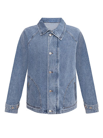  Μπουφάν denim με κλασικό γιακά WU1795.6119+2 - 3