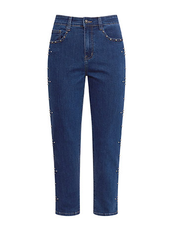Τζιν mom fit με τρουκς WU1796.1753+2