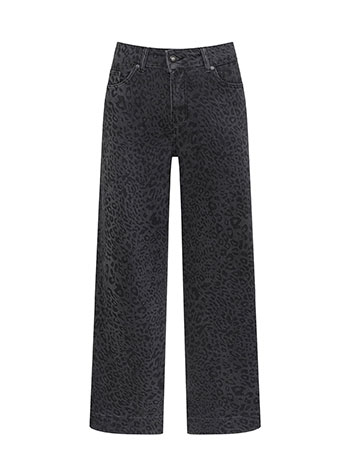 Τζιν wide leg λεοπάρ WU1802.1437+2