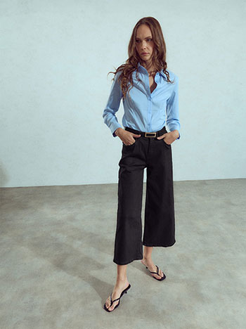 Τζιν crop wide-leg WU7589.1577+2