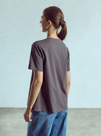 Τ-shirt μονόχρωμο WU7616.4212+3