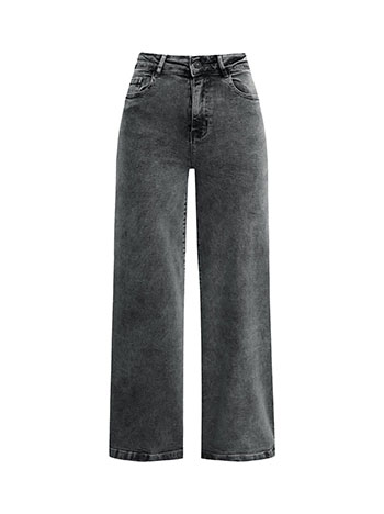 Τζιν με βαμβάκι wide leg WU7643.1603+1