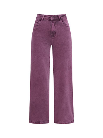 Τζιν με βαμβάκι wide leg WU7643.1603+4