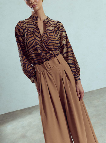 Celestino Παντελόνα με Πιέτες Wu7702 1768+2 Παντελόνια Παντελόνες Γυναικεία Ρούχα Μόδα