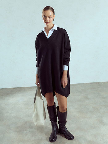 Φόρεμα ασύμμετρο oversized WU7948.8499+1
