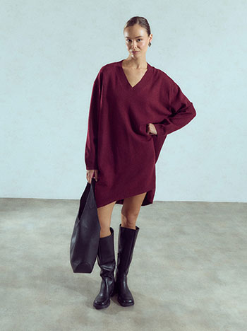 Φόρεμα ασύμμετρο oversized WU7948.8499+4