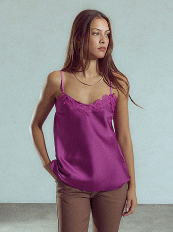 Lingerie με λεπτομέρειες δαντέλας WU8011.4073+5