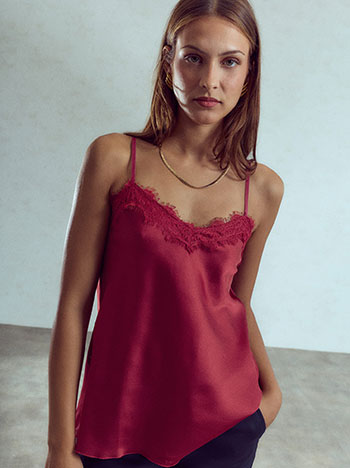 Lingerie με λεπτομέρειες δαντέλας WU8011.4073+4