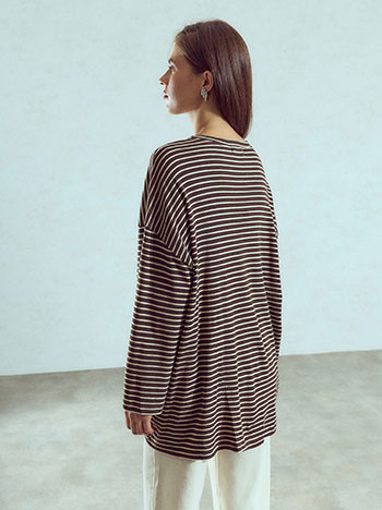 Μπλούζα μακρυμάνικη oversized WU874.4265+2