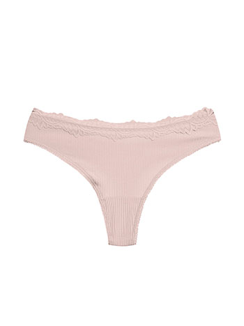 Σλιπ ριπ string με δαντέλα WU9833.A814+4