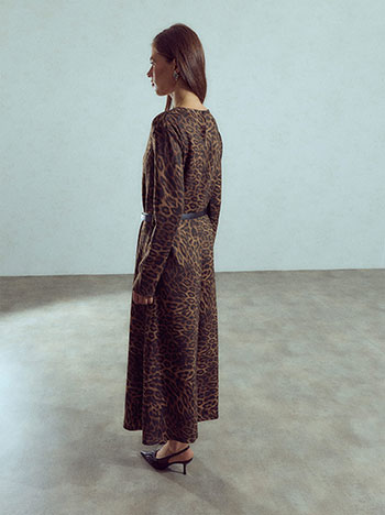 Celestino Φόρεμα με Animal Print Wu9844 8212+1 Φορέματα Maxi Γυναικεία Ρούχα Μόδα
